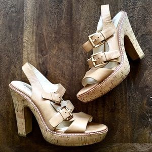 COACH Katee Cork Heels!